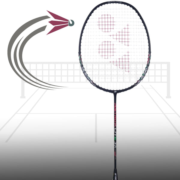 Yonex Astrox Lite 37I Strung Badminton Racquet,5U5 - Black