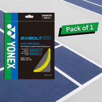 Yonex Exbolt63 Badminton String (Yellow) - Best Price online Prokicksports.com