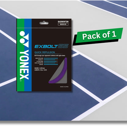 Yonex Exbolt 65 Badminton String - Best Price online Prokicksports.com