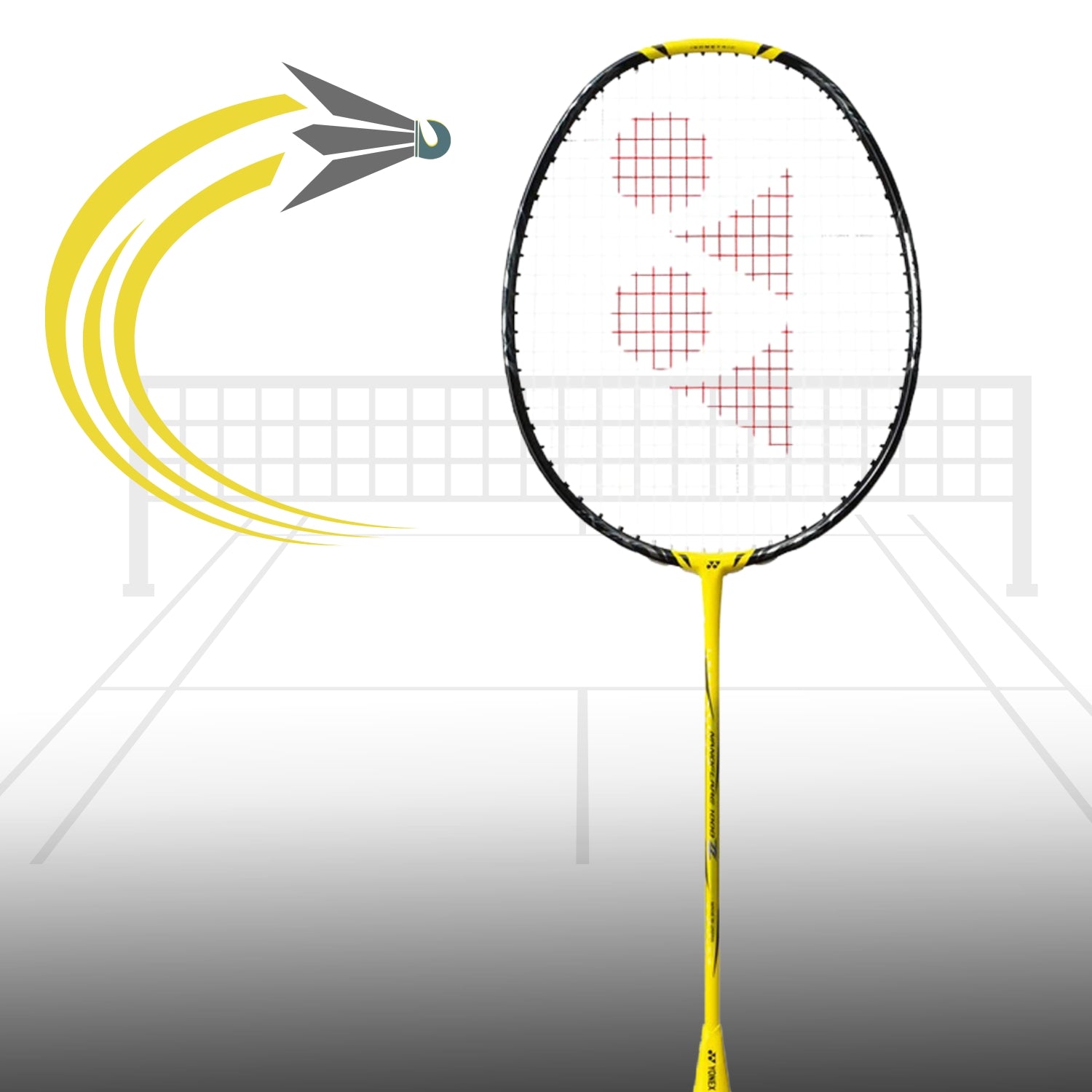 Yonex Nanoflare 1000Z Badminton Racquet, 3U5 - Lightning Yellow ...