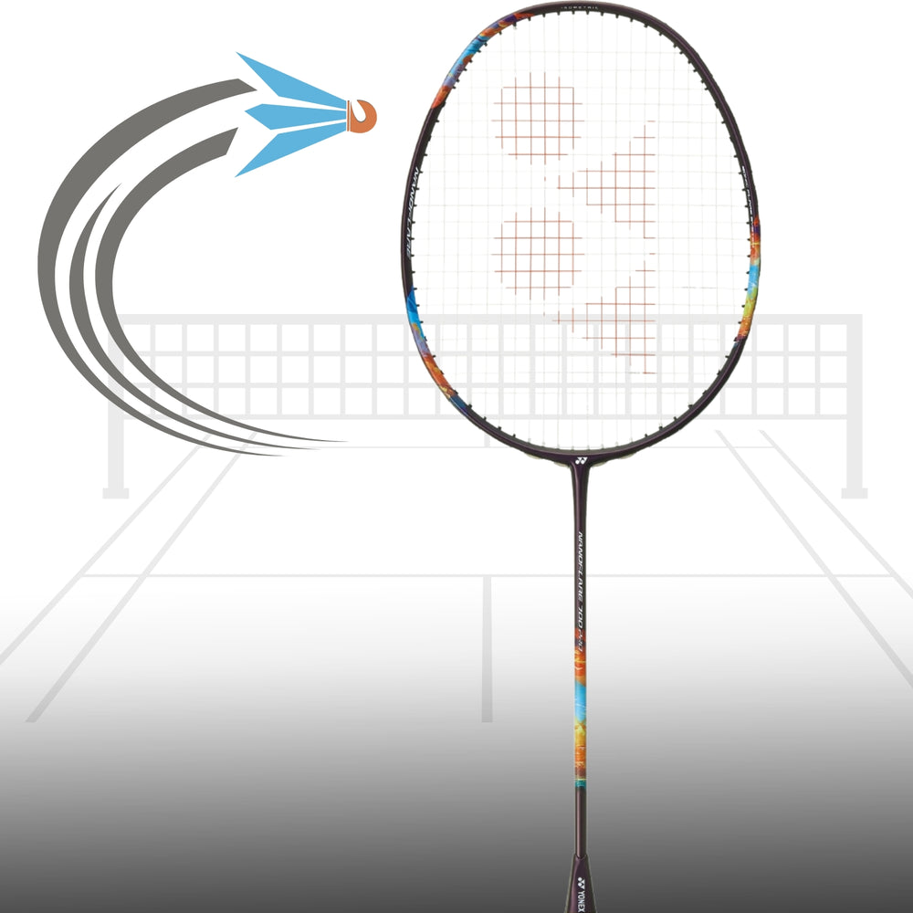 Yonex Nanoflare 700 Pro Unstrung Badminton Racquet, 5U5 - Midnight Purple