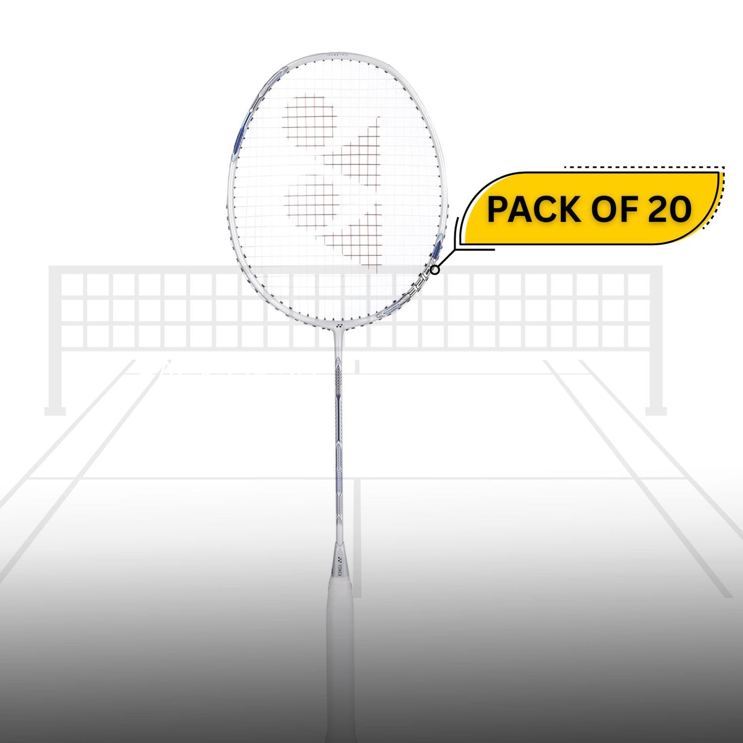 Yonex Astrox Attack 9 Strung Badminton Racquet – Pack of 20 | Head-Heavy 4U G4 Racket for Explosive Smashes & Aggressive Play – Pearl White - Best Price online Prokicksports.com