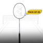 Yonex Astrox Attack 9 Strung Badminton Racquet – Pack of 20 | Head-Heavy 4U G4 Racket for Aggressive Smashes & Power Play – Gun Metal Grey - Best Price online Prokicksports.com
