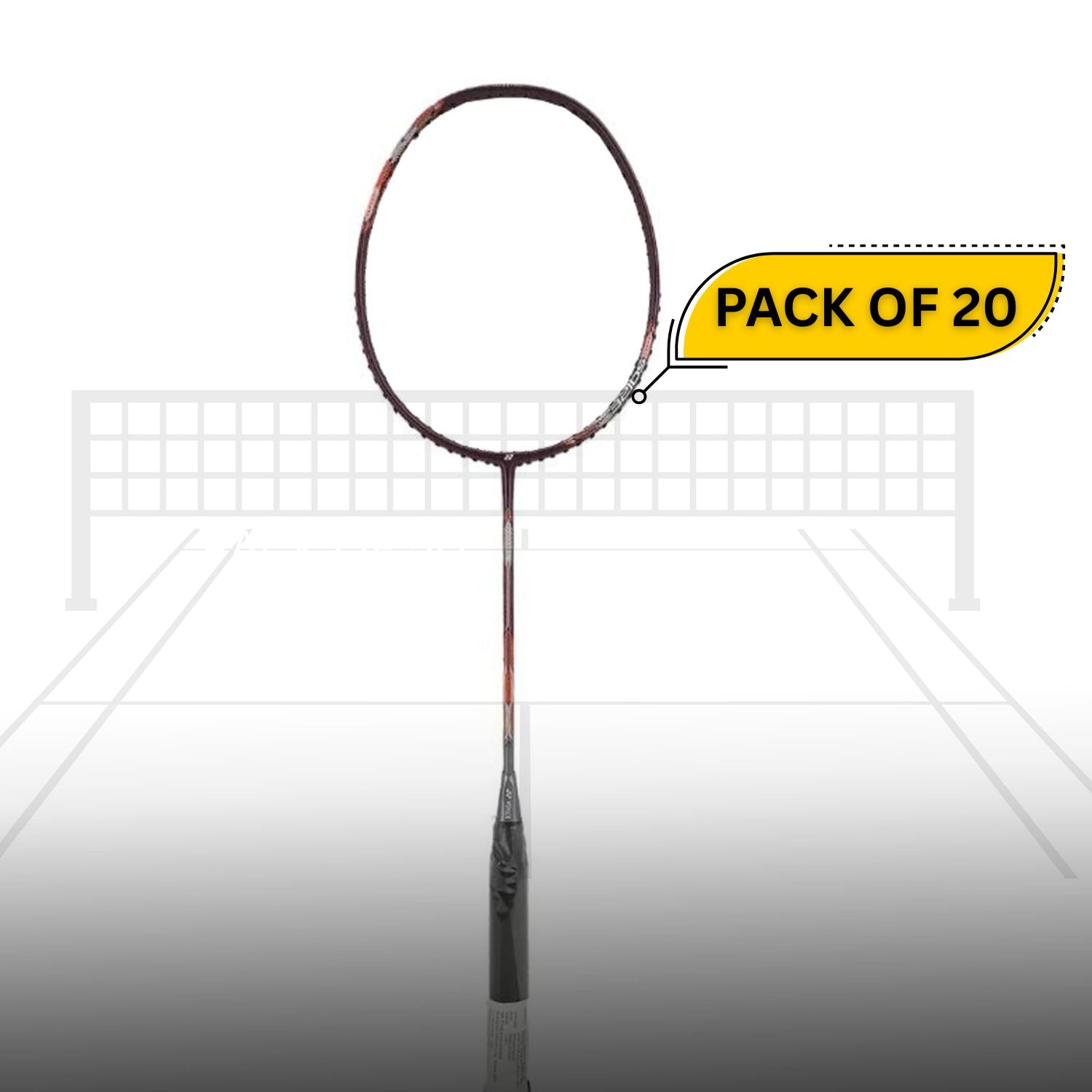 Yonex Astrox Attack 9 Strung Badminton Racquet – Pack of 20 | Head-Heavy 4U G4 Racket for Powerful Smashes & Aggressive Play – Dark Purple - Best Price online Prokicksports.com