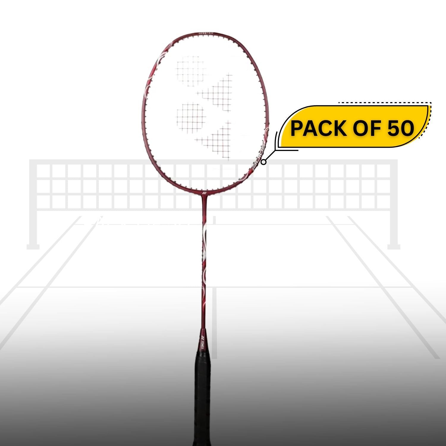 Yonex Astrox Lite 45i Strung Badminton Racquet, 5U4 - Kurenai (Pack of 50) | Lightweight, Head-Heavy, Powerful Smashes - Best Price online Prokicksports.com