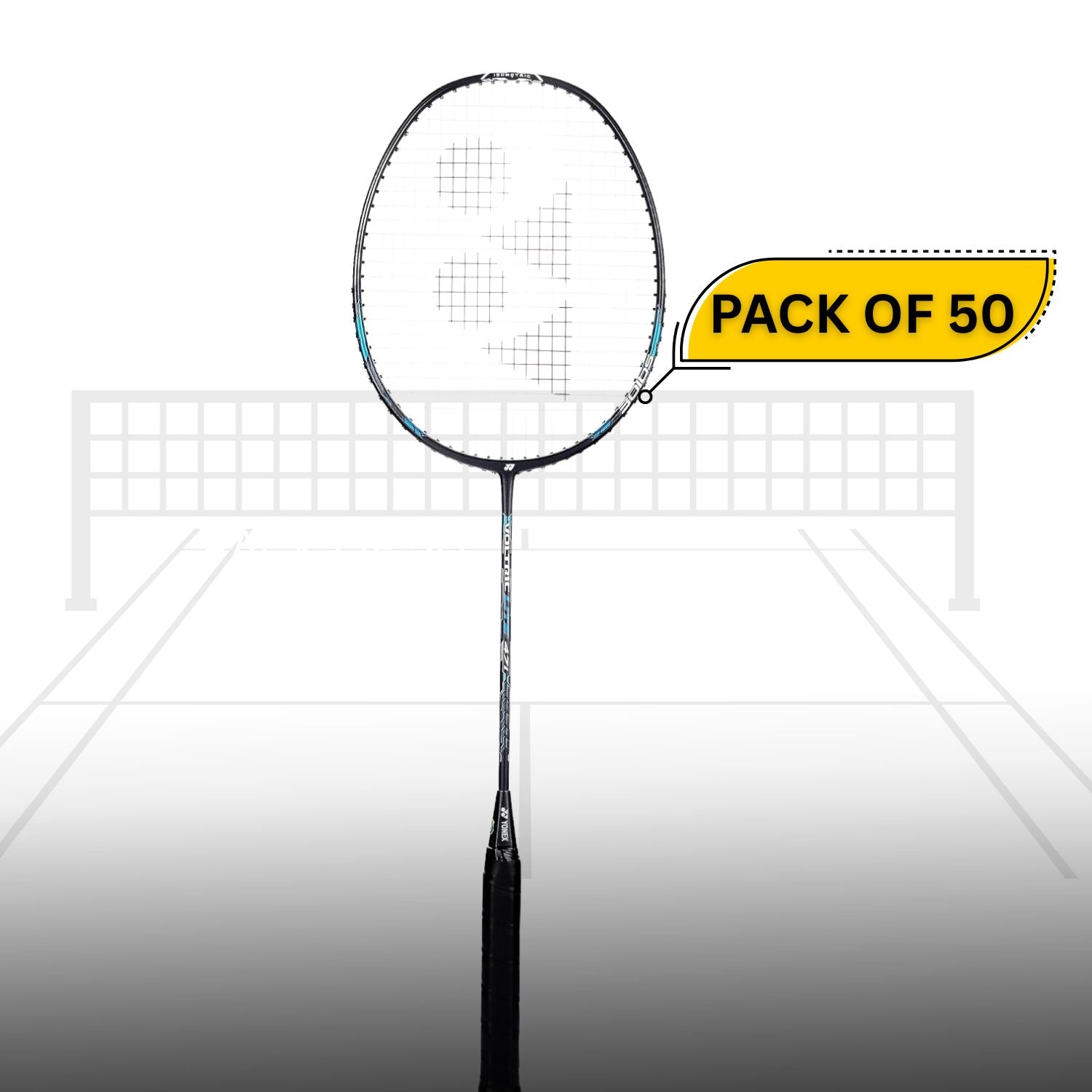 Yonex Voltric 47I Strung Badminton Racquet – Pack of 50 | Lightweight 5U G4 Racket for Powerful Smashes & Fast Play – Blue - Best Price online Prokicksports.com