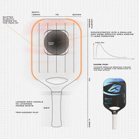 Hundred Zephyr 70 Extend Pickleball Paddle, 13mm Core (Power Play) - Best Price online Prokicksports.com