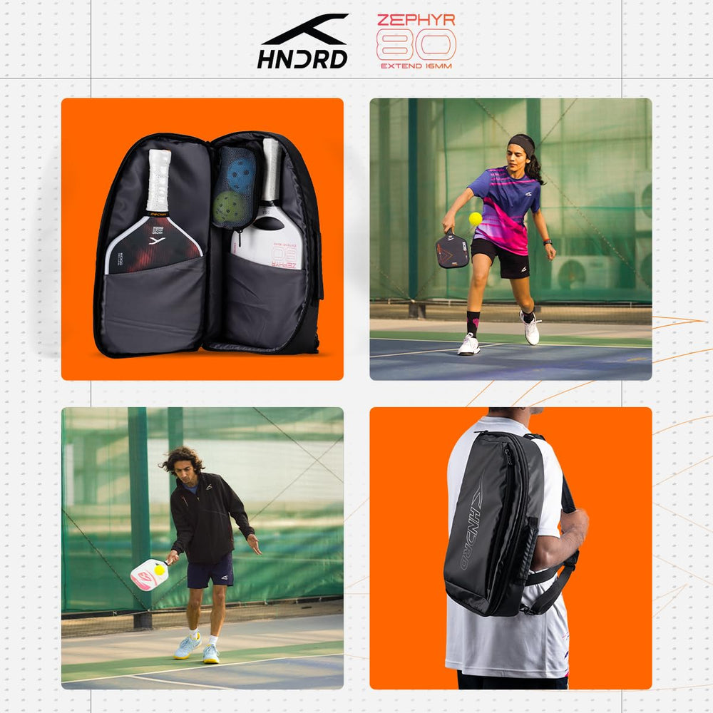 Hundred Zephyr 80 Extend Pickleball Paddle, 16mm Core - Best Price online Prokicksports.com