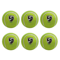 SG Lightweight Yellow Tennis Cricket Ball for Practice, Gully Cricket, Training, Kids & Beginners – Soft, High Bounce, Safe Outdoor Play Ball - Best Price online Prokicksports.com