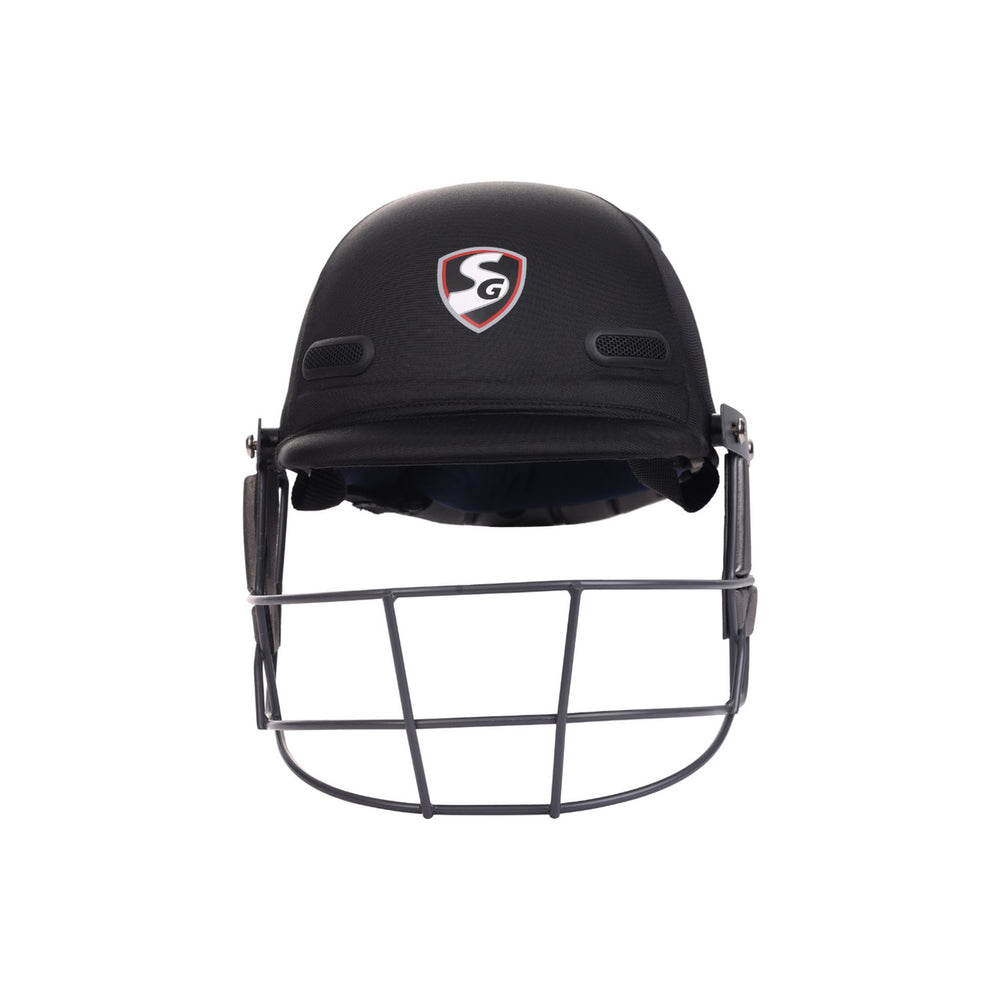 SG Ace Tech Professional Cricket Helmet – Lightweight Protective Helmet with Steel Grill and Ventilation for Comfortable Head Safety During Batting