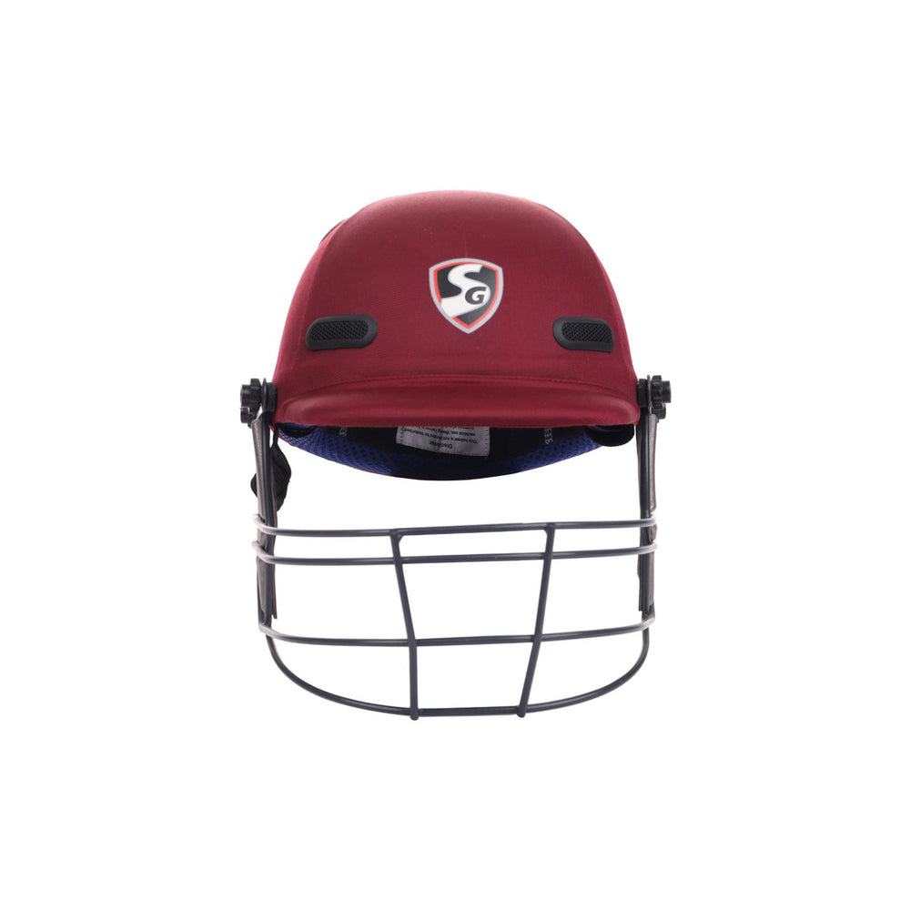 SG Ace Tech Professional Cricket Helmet – Lightweight Protective Helmet with Steel Grill and Ventilation for Comfortable Head Safety During Batting - Best Price online Prokicksports.com