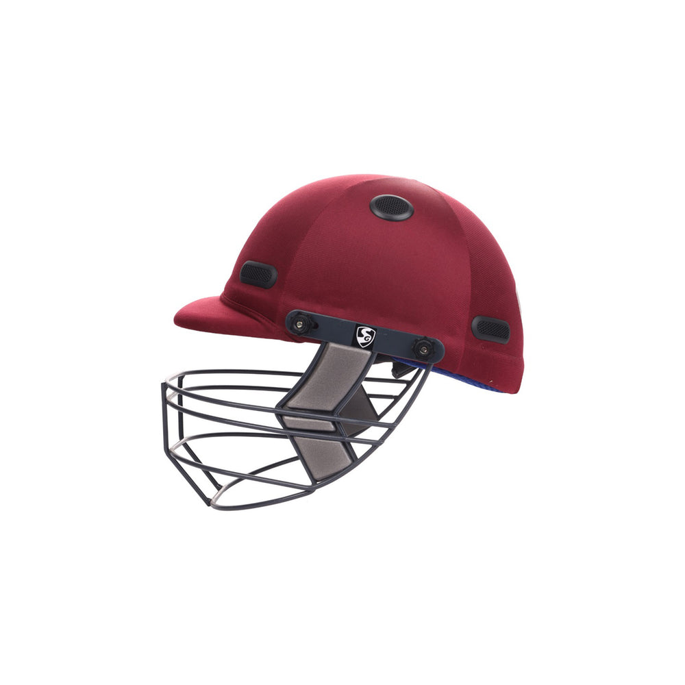SG Ace Tech Professional Cricket Helmet – Lightweight Protective Helmet with Steel Grill and Ventilation for Comfortable Head Safety During Batting - Best Price online Prokicksports.com