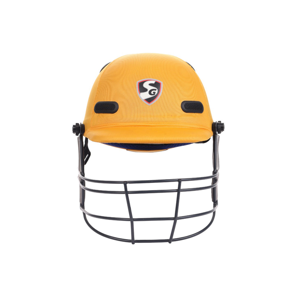SG Ace Tech Professional Cricket Helmet – Lightweight Protective Helmet with Steel Grill and Ventilation for Comfortable Head Safety During Batting - Best Price online Prokicksports.com
