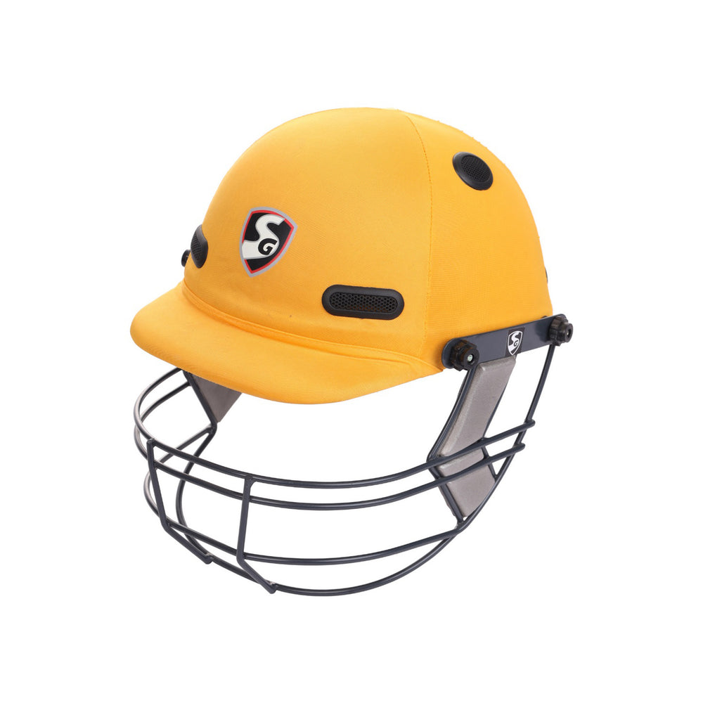 SG Ace Tech Professional Cricket Helmet – Lightweight Protective Helmet with Steel Grill and Ventilation for Comfortable Head Safety During Batting - Best Price online Prokicksports.com