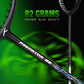 Hundred Predator Extra Strong Japan Made Graphite Unstrung Badminton Racket (38 lbs Max Tension) | Flexible Shaft Attacking Racquet with Full Cover