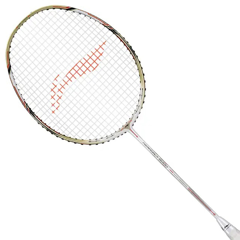 Li-Ning Aeronaut 9000C Badminton Racket | 4UG6 Unstrung Professional Racquet for Power & Control | Golden | Ultra-Strong Carbon Fiber Frame | High-Tension Support - Best Price online Prokicksports.com