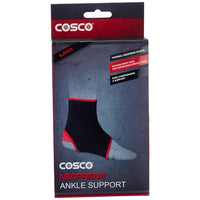 Cosco Lava 28076 Neoprene Ankle Support – Compression Brace for Sprains, Injury Recovery & Stability During Sports and Workouts - Best Price online Prokicksports.com