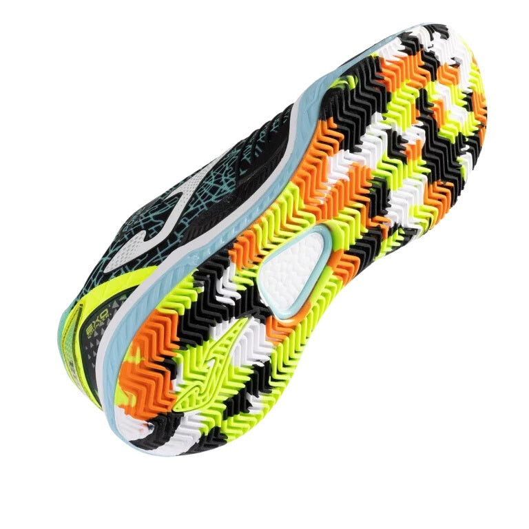 Joma T Point Men 2201 Clay Court Tennis Shoe, Black/Green - Best Price online Prokicksports.com