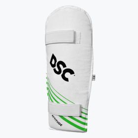 DSC Attitude Cricket Elbow Guard | Cotton Fabric, Fiber Insert & Towel Backing | Green