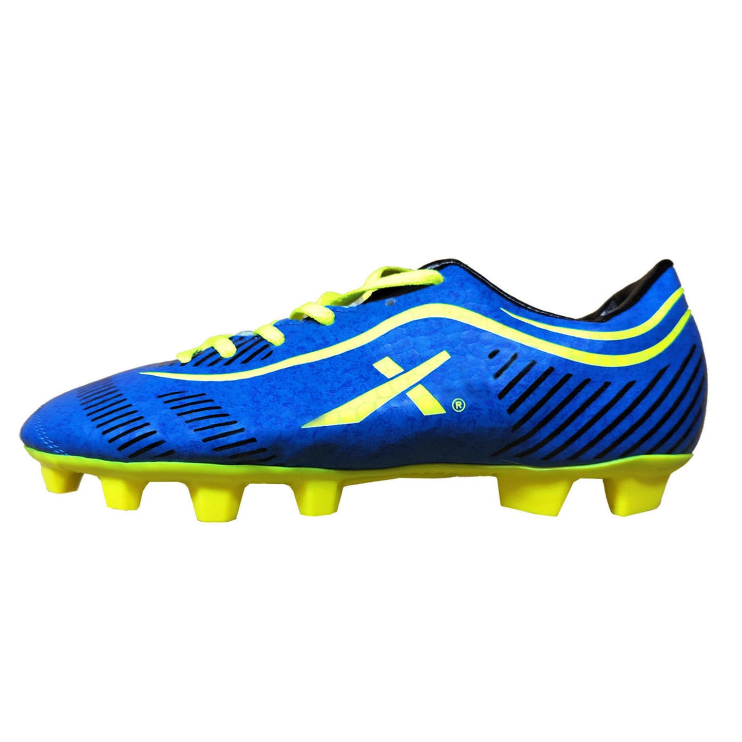 Vector X Electra Kid's Football Studs Sports Shoe, Blue/Blck/Green - Best Price online Prokicksports.com