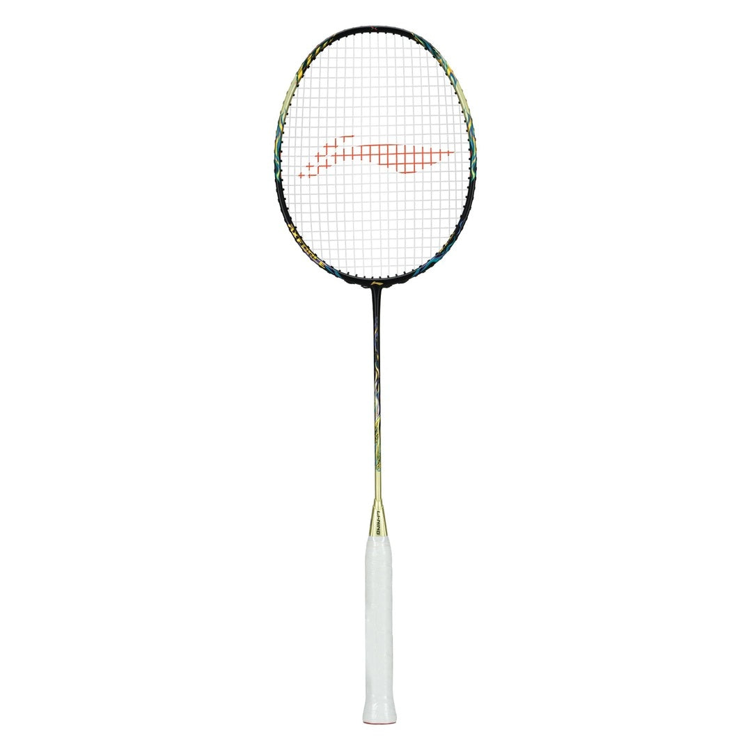 Li-Ning AXForce 100 Unstrung Badminton Racquet, 4U5 - Black/Gold - Best Price online Prokicksports.com