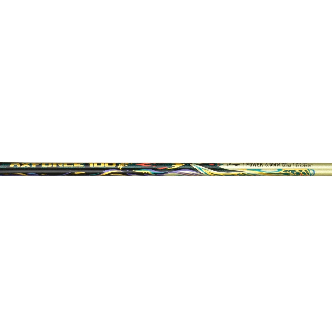 Li-Ning AXForce 100 Unstrung Badminton Racquet, 4U5 - Black/Gold - Best Price online Prokicksports.com