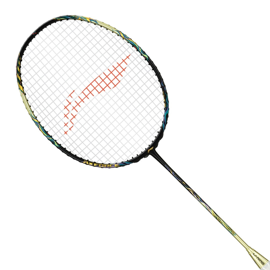 Li-Ning AXForce 100 Unstrung Badminton Racquet, 4U5 - Black/Gold