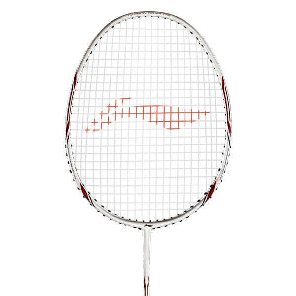 Li-Ning SK78 Srikanth Kidambi Signature Strung Badminton Racquet – White/Red, With Full Cover