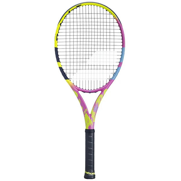 Babolat Pure Aero Rafa Tennis Racquet, Yellow/Pink/Blue
