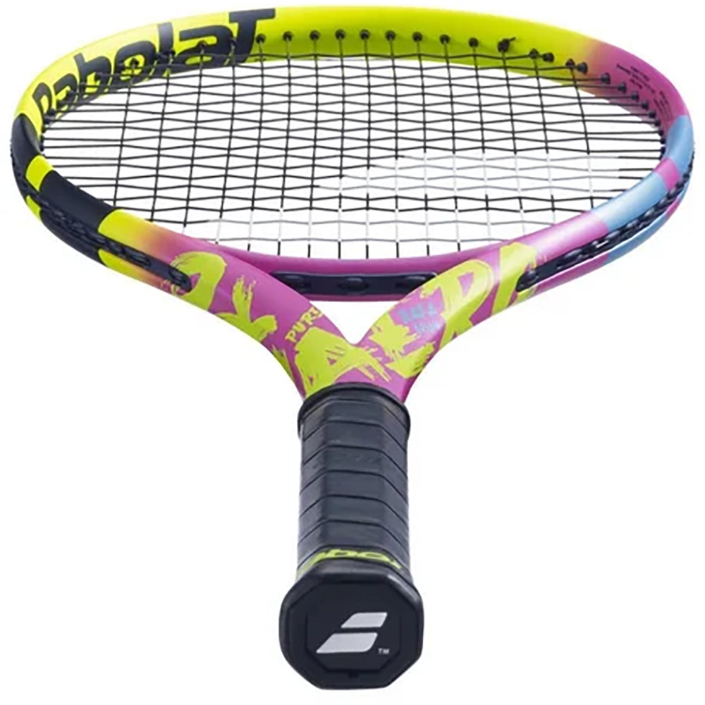 Babolat Pure Aero Rafa Tennis Racquet Yellow Pink Blue