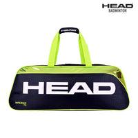 Head Inferno 70 Badminton Kitbag Green Black | Premium Racket Bag with Large Storage | Stylish & Durable Sports Kit Bag for Badminton Players - Best Price online Prokicksports.com