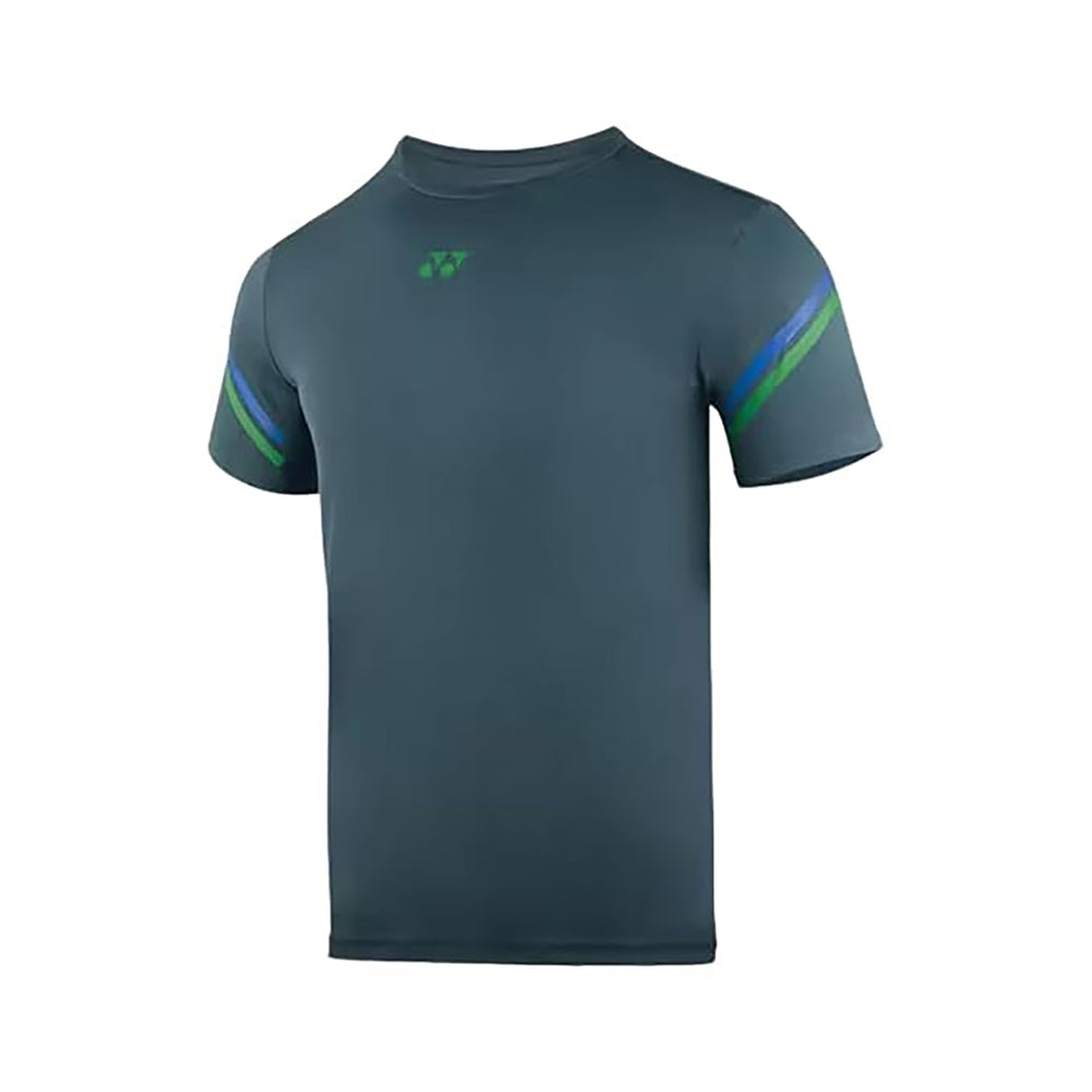 Yonex 2812 Easy3 Men’s Round Neck T‑Shirt – Tru‑Dry Quick‑Dry Polyester Bird‑Eye Mesh 130 GSM Lightweight Breathable Tee in Assorted Colors