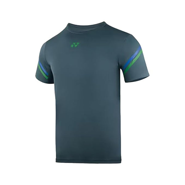 Yonex 2812 Easy3 Men’s Round Neck T‑Shirt – Tru‑Dry Quick‑Dry Polyester Bird‑Eye Mesh 130 GSM Lightweight Breathable Tee in Assorted Colors