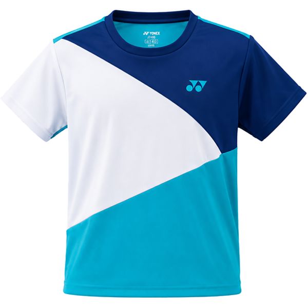 Yonex 3373 Junior Badminton Tee | Cool & Dry Fabric, Soft Breathable Polyester, Round Neck, Half Sleeve, Made for Young Court Stars