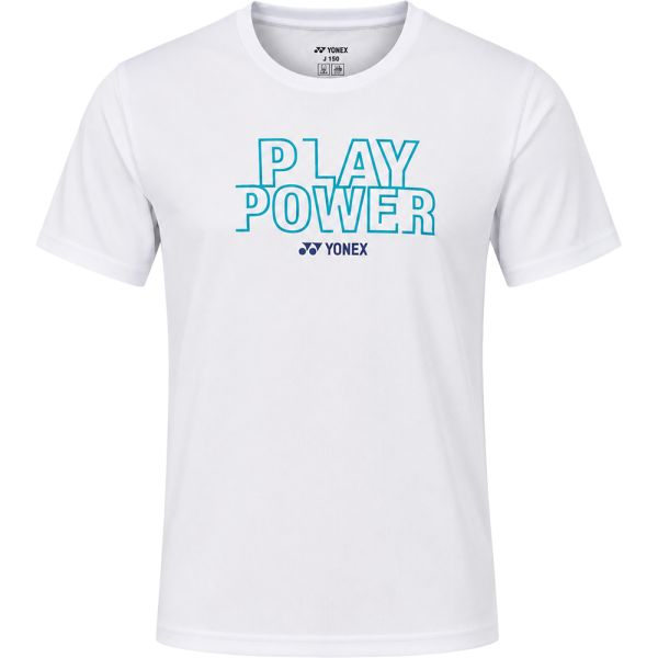 Yonex 3372 Badminton Jersey for Junior | Quick-Dry TruDry Fabric, Breathable 100% Polyester, Round Neck, Half Sleeve, Comfort Fit for Court Play
