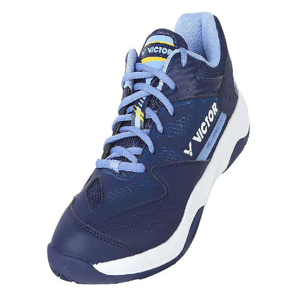 VICTOR A301-B All-Around Badminton Shoes For Wide Foot U-Shape 3.0(Medieval Blue) - Best Price online Prokicksports.com