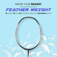 Apacs Feather Weight 55 Unstrung Badminton Racket (8U-G2) - Best Price online Prokicksports.com