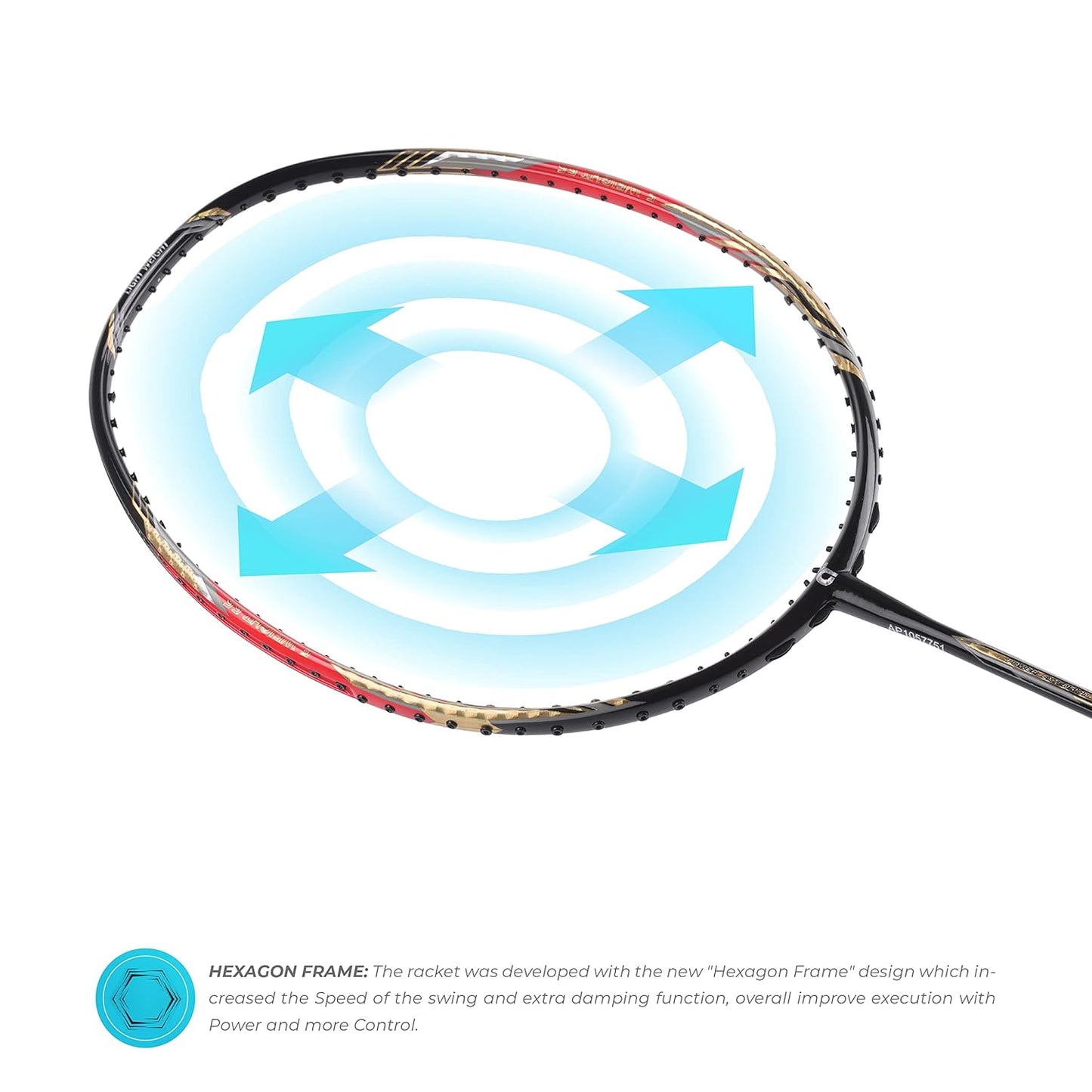 Apacs Feather Weight 55 Unstrung Badminton Racket (8U-G2) - Best Price online Prokicksports.com