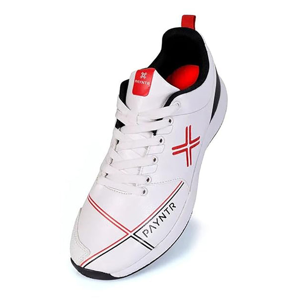 Payntr Metal Spike Cricket Shoes – Lightweight Professional Cricket Spikes with Superior Grip, Comfort & Support for Turf Pitch Matches and Training
