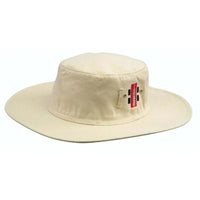 Gray Nicolls Sunhat GN5 Cricket Cap – Off White | Wide Brim Sun Protection with Lightweight Cotton Comfort - Best Price online Prokicksports.com