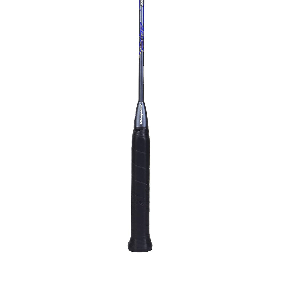 Carlton Carbotec 5200 Strung Badminton Racquet – High-Tension Carbon Frame Racket for Intermediate to Advanced Players | Black/Blue | Lightweight & Powerful - Best Price online Prokicksports.com