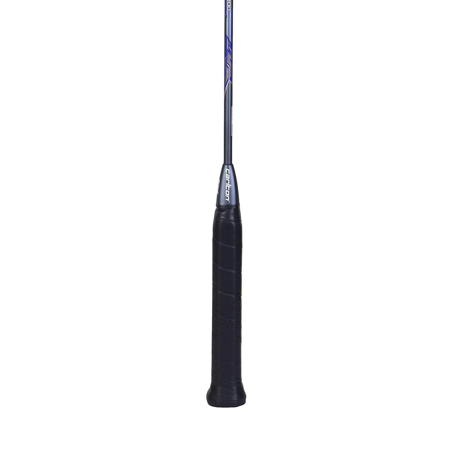 Carlton Carbotec 5200 Strung Badminton Racquet – High-Tension Carbon Frame Racket for Intermediate to Advanced Players | Black/Blue | Lightweight & Powerful - Best Price online Prokicksports.com