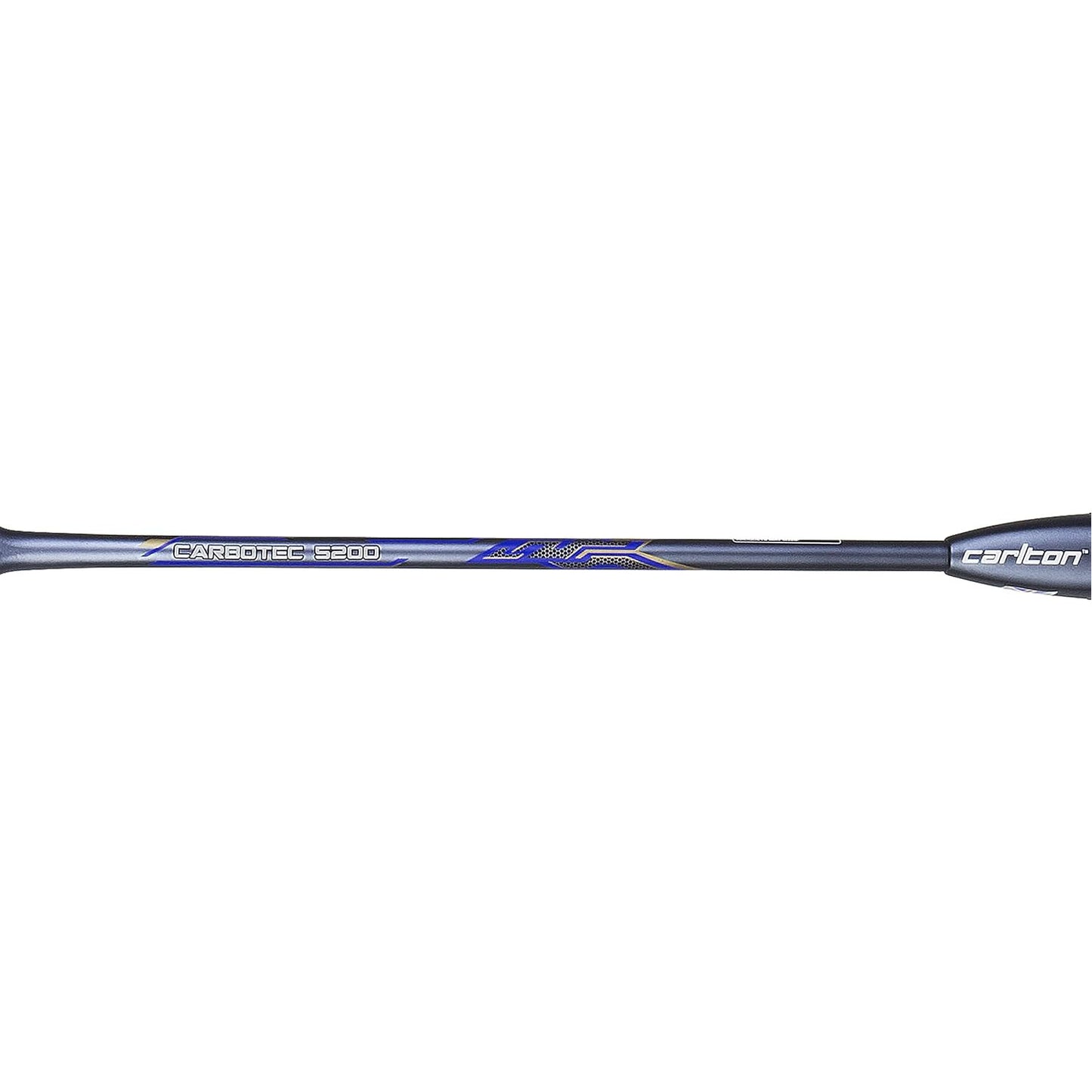 Carlton Carbotec 5200 Strung Badminton Racquet – High-Tension Carbon Frame Racket for Intermediate to Advanced Players | Black/Blue | Lightweight & Powerful - Best Price online Prokicksports.com