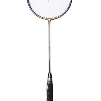 Carlton Carbotec 3000 Strung Badminton Racket – Durable Carbon Frame | Pre-Strung Racket for Intermediate Players | Gold/Blue | Power & Control Balance - Best Price online Prokicksports.com