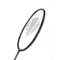Carlton Carbotec 3000 Strung Badminton Racket – Durable Carbon Frame | Pre-Strung Racket for Intermediate Players | Gold/Blue | Power & Control Balance - Best Price online Prokicksports.com
