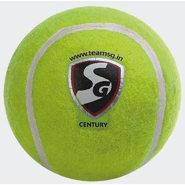 SG Century Cricket Tennis Ball - Adult | Green, 1 Pc