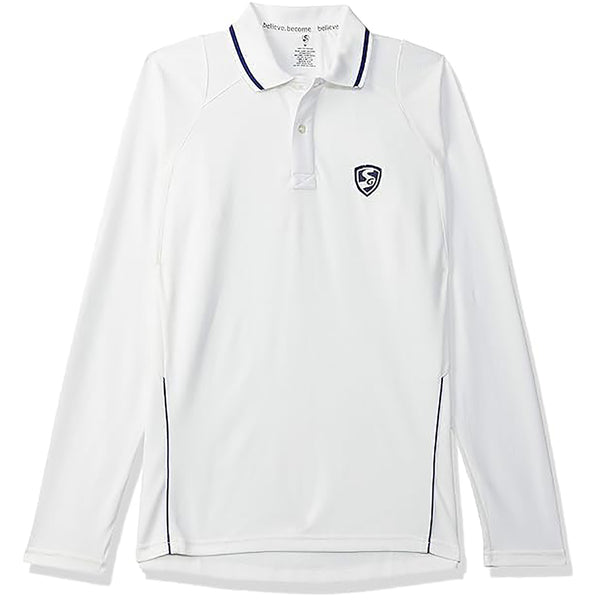 SG Century 2.0 Full Sleeves Cricket T-Shirt – Lightweight, Breathable Sportswear for Practice and Matches with Sweat-Wicking Performance Fabric