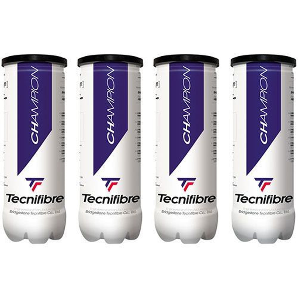 Tecnifibre Champion Balls Dozen (4 Cans) - Best Price online Prokicksports.com