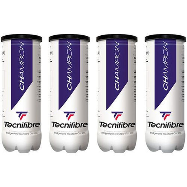 Tecnifibre Champion Balls Dozen (4 Cans)