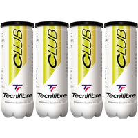 Tecnifibre Club Tennis Balls Dozen (4 Cans) - Best Price online Prokicksports.com